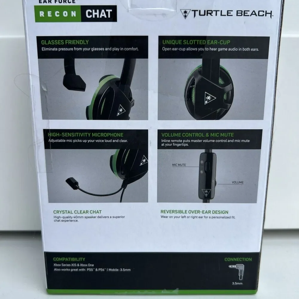 Turtle Beach Recon Chat Xbox Headset For Xbox Series X, Xbox Series S, PS4, PS5